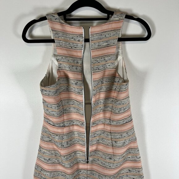 Lovers +  Friends Dress Womens Small Crossroads Tweed‎ Sleeveless Fringe Cutout - Picture 10 of 10